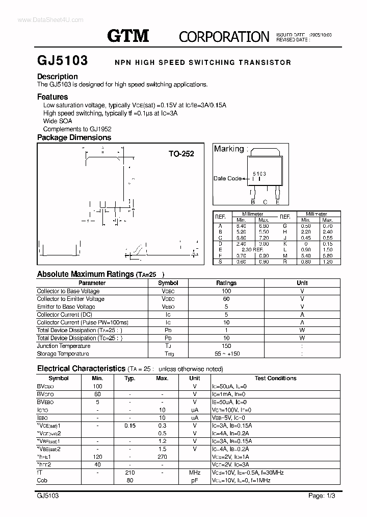 GJ5103_136155.PDF Datasheet