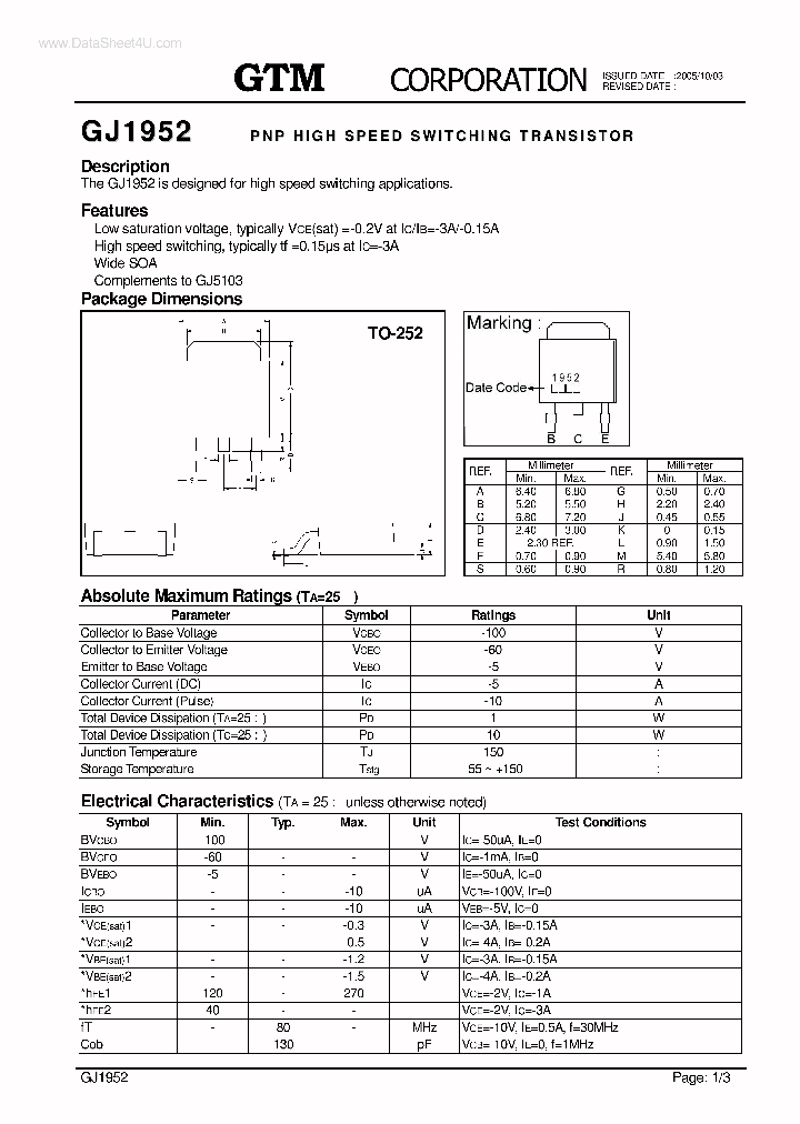 GJ1952_136127.PDF Datasheet