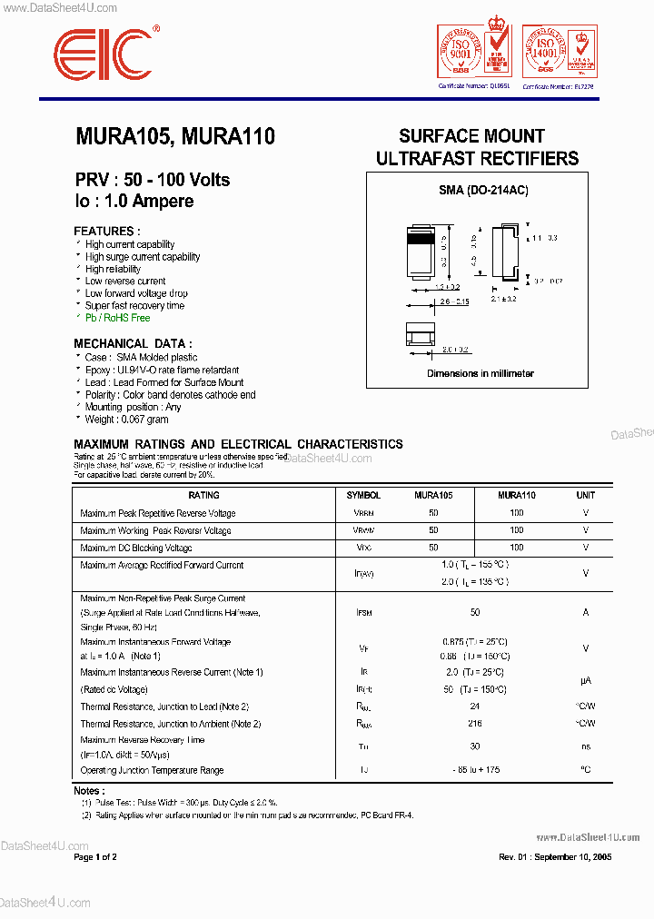 MURA105_137598.PDF Datasheet