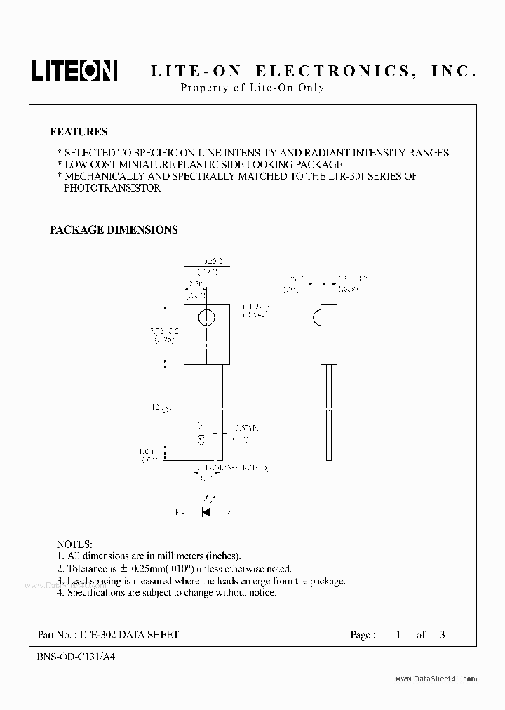 LTE-302_137795.PDF Datasheet