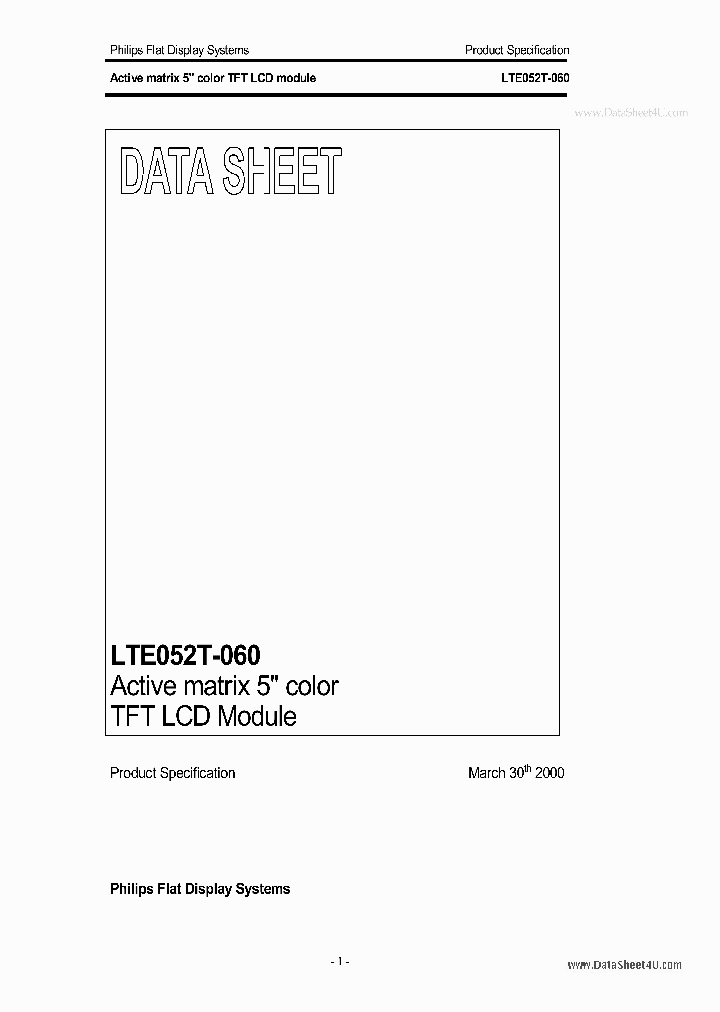 LTE052T-060_137814.PDF Datasheet