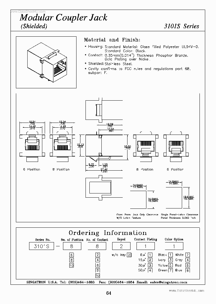 3101S-10XXX_137927.PDF Datasheet