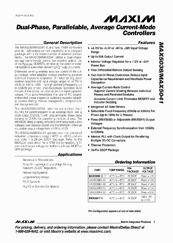 MAX5038_138272.PDF Datasheet