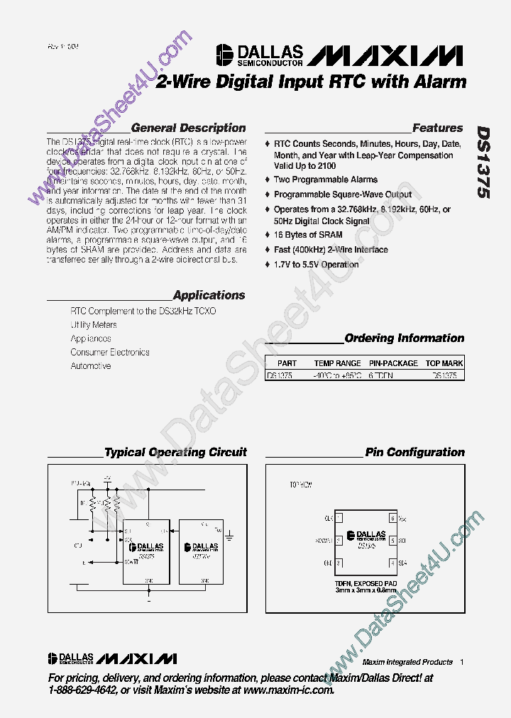 DS1375_138458.PDF Datasheet