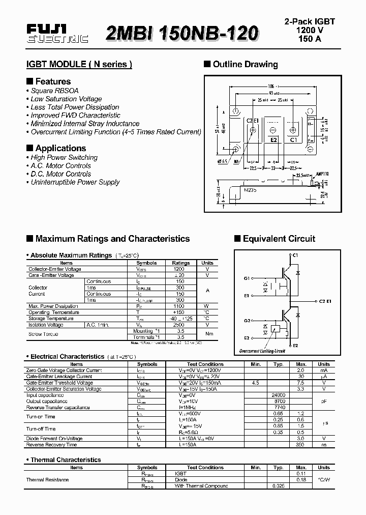 2MBI150NB-120_138827.PDF Datasheet