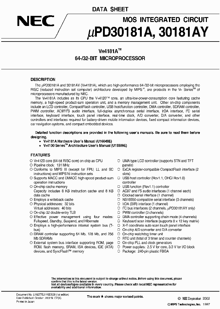 UPD30181A_139354.PDF Datasheet