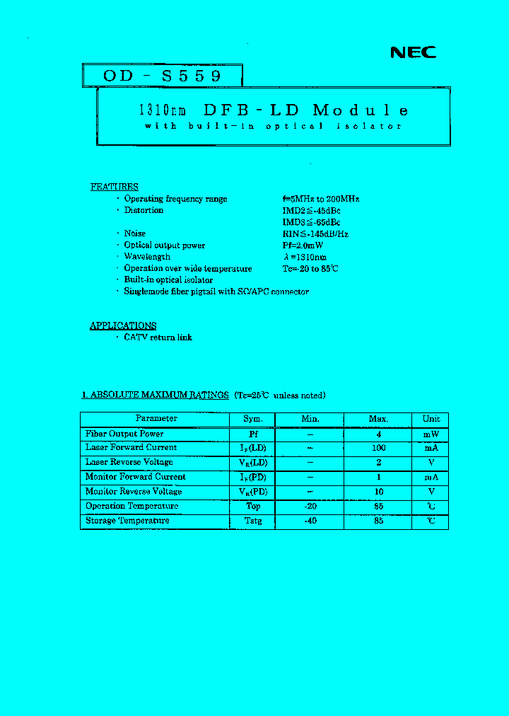 OD-S559_139434.PDF Datasheet