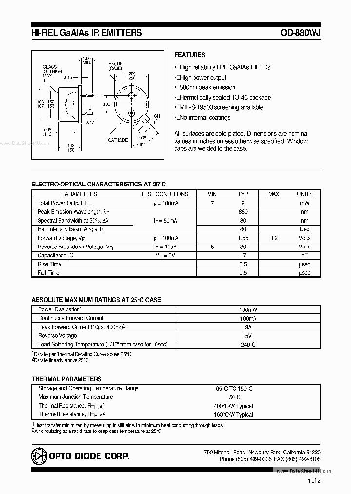 OD-880WJ_139428.PDF Datasheet