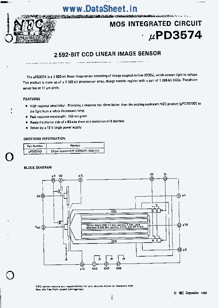 UPD3574_139371.PDF Datasheet