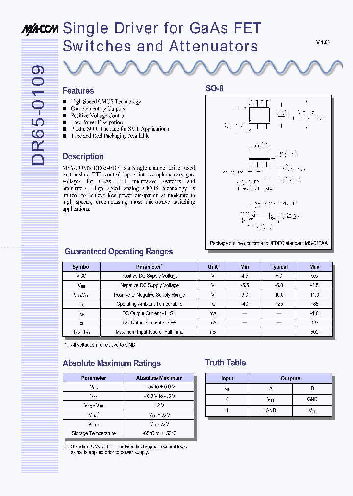 DR65-0109_140419.PDF Datasheet