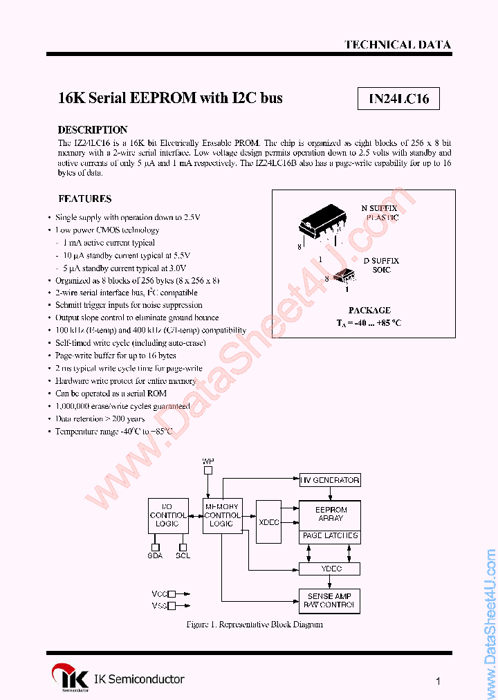 IN24LC16_140660.PDF Datasheet