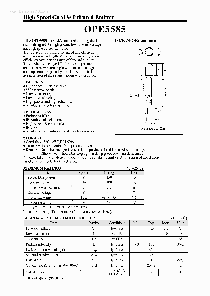 OPE5585_141408.PDF Datasheet