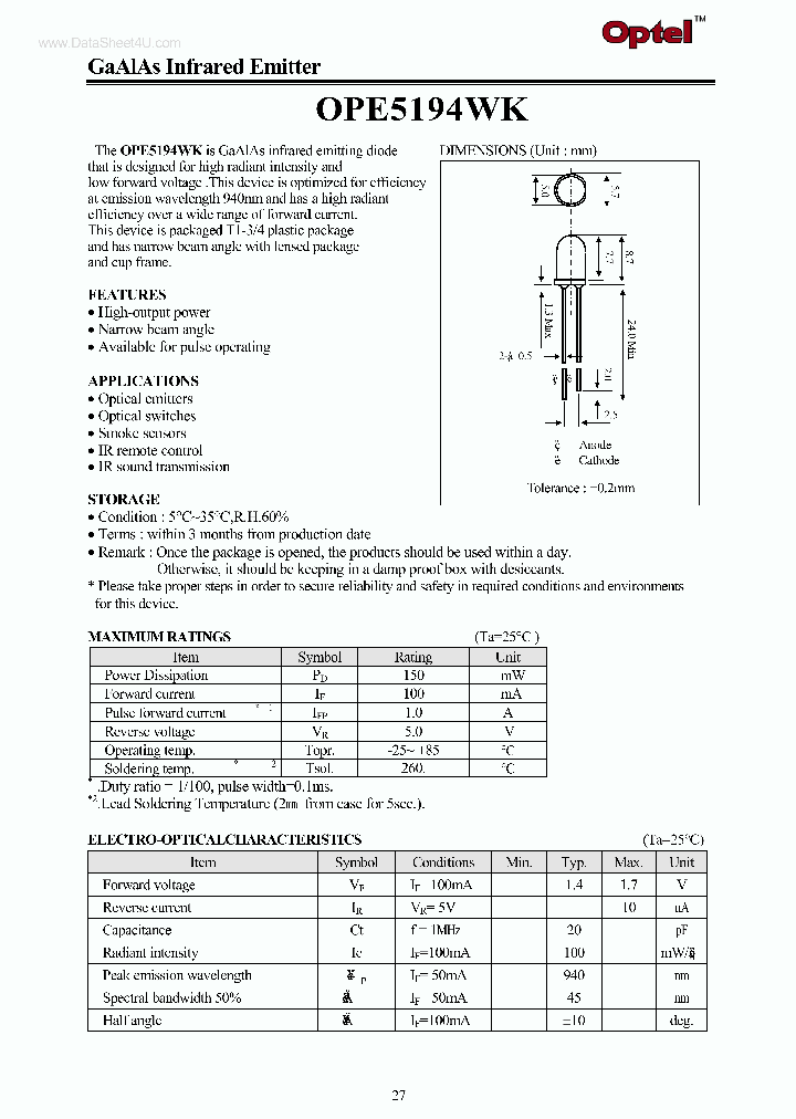 OPE5194WK_141406.PDF Datasheet