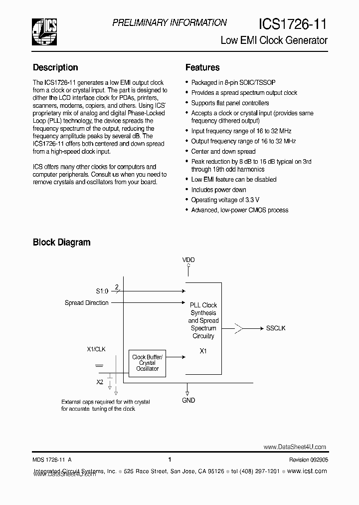 ICS1726-11_141835.PDF Datasheet