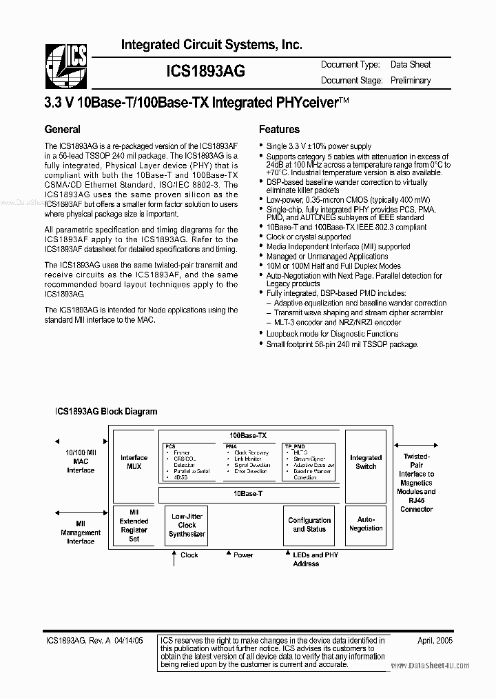 ICS1893AG_141849.PDF Datasheet
