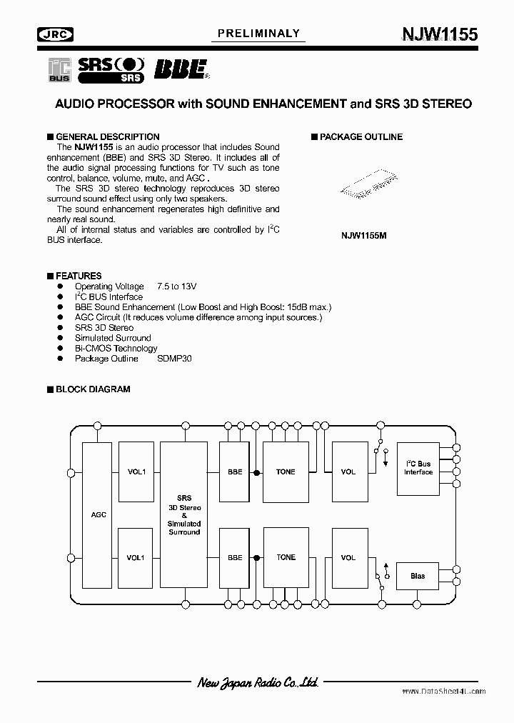 NJW1155_141909.PDF Datasheet
