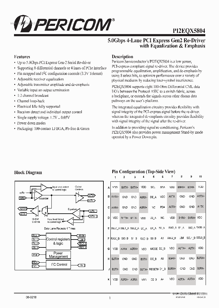 PI2EQX5804_142206.PDF Datasheet