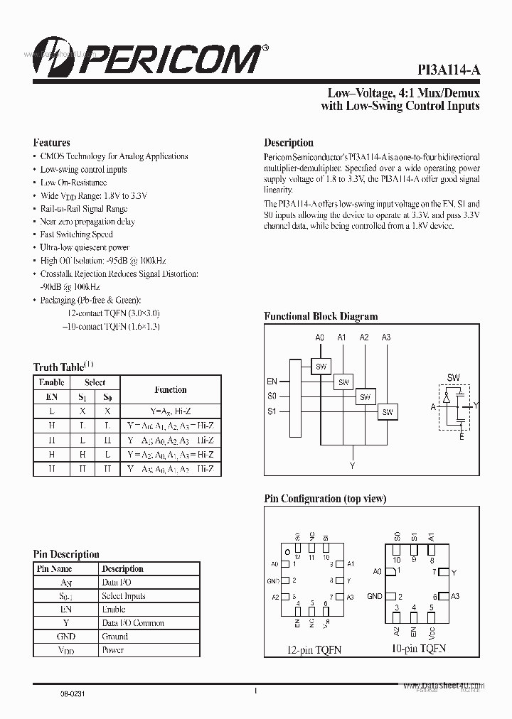PI3A114-A_142223.PDF Datasheet