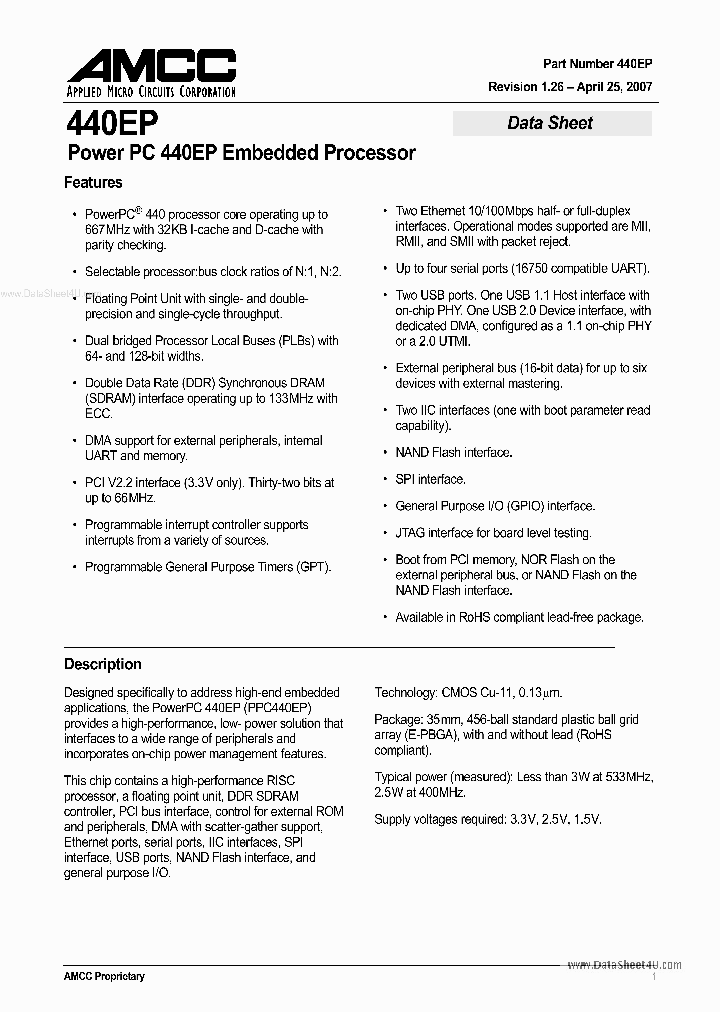 PPC440EP_142262.PDF Datasheet