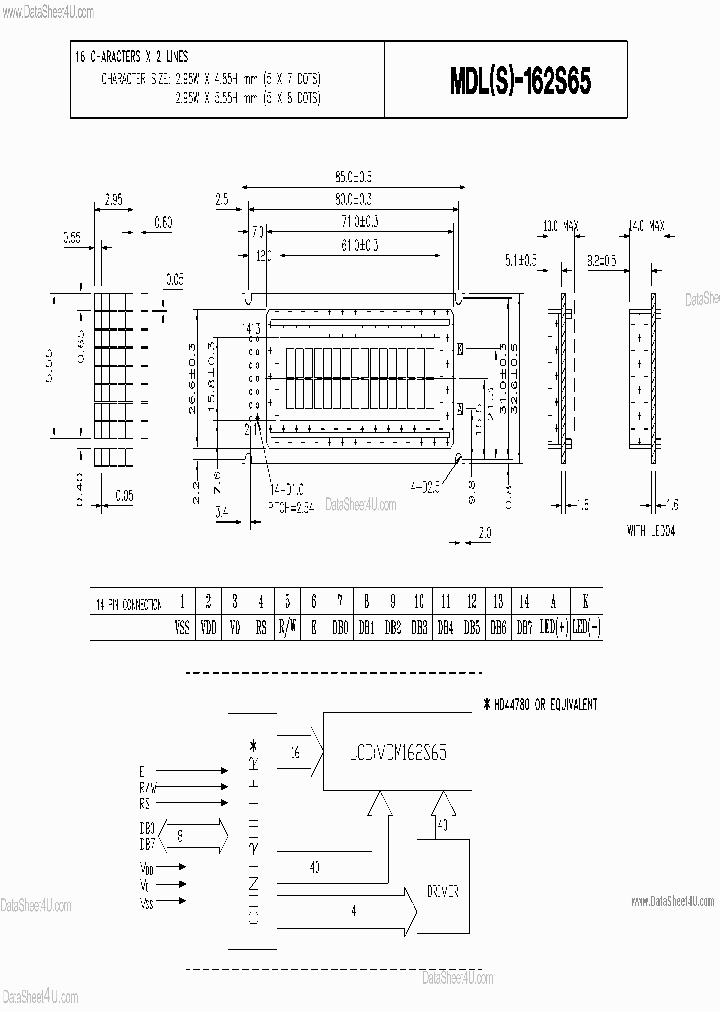 MDL-162S65_143005.PDF Datasheet