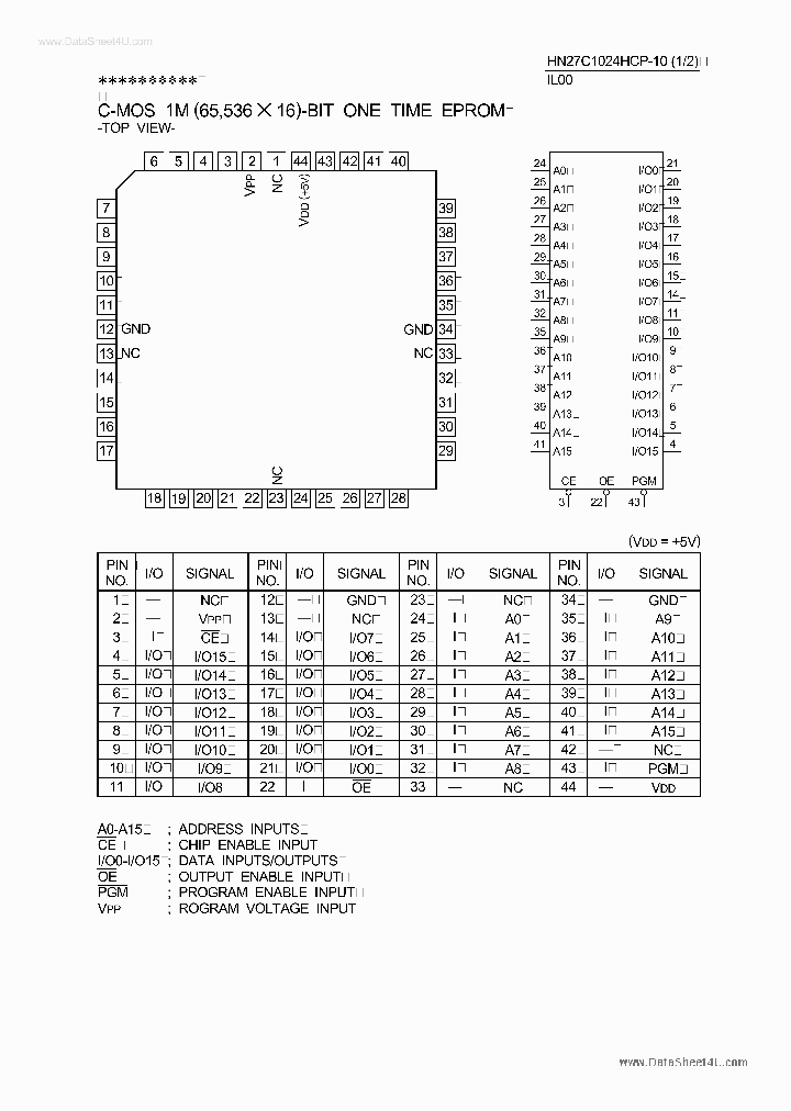 HN27C1024HCP-10_144280.PDF Datasheet