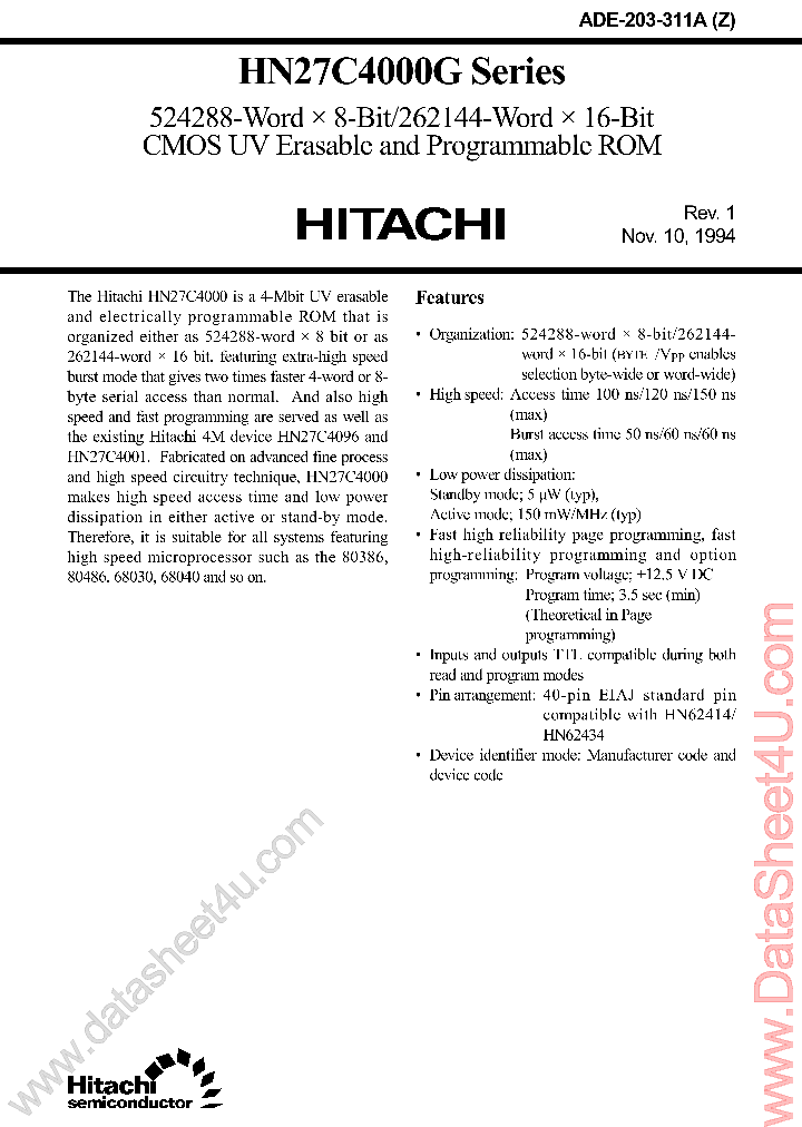 HN27C4000G_144286.PDF Datasheet