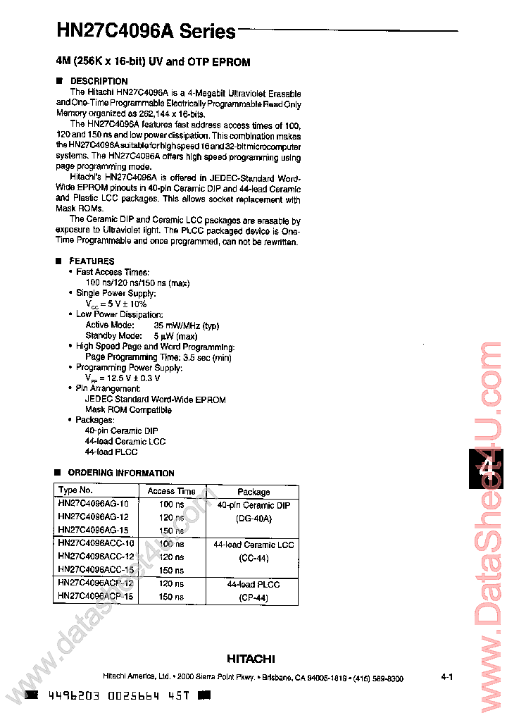 HN27C4096A_144289.PDF Datasheet