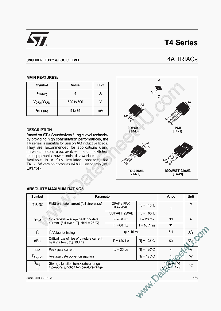 T410-600W_144568.PDF Datasheet