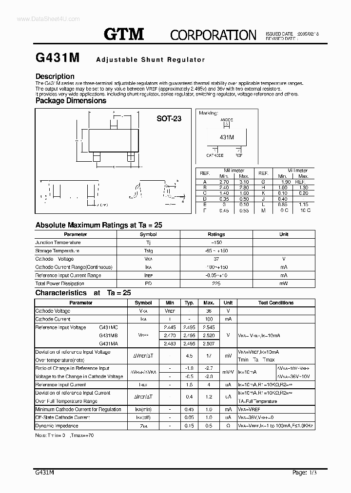G431M_145099.PDF Datasheet