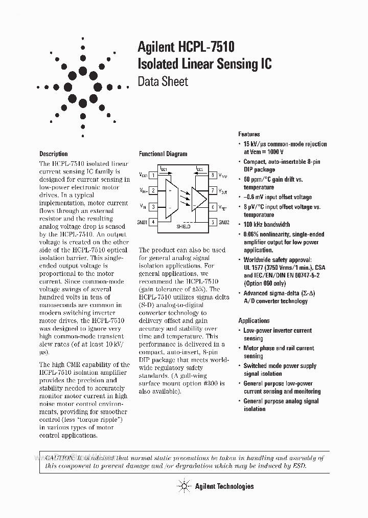 HCPL7510_145685.PDF Datasheet