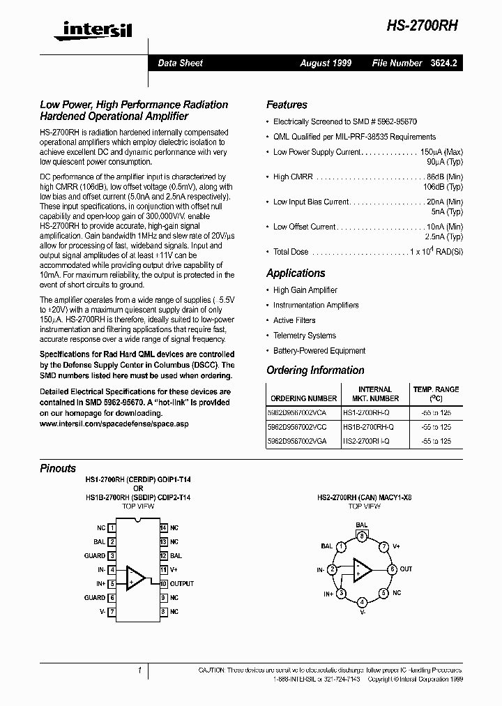 5962D9567002VCA_153073.PDF Datasheet