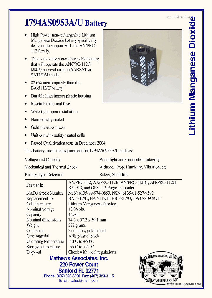 1794AS0953AU_146621.PDF Datasheet