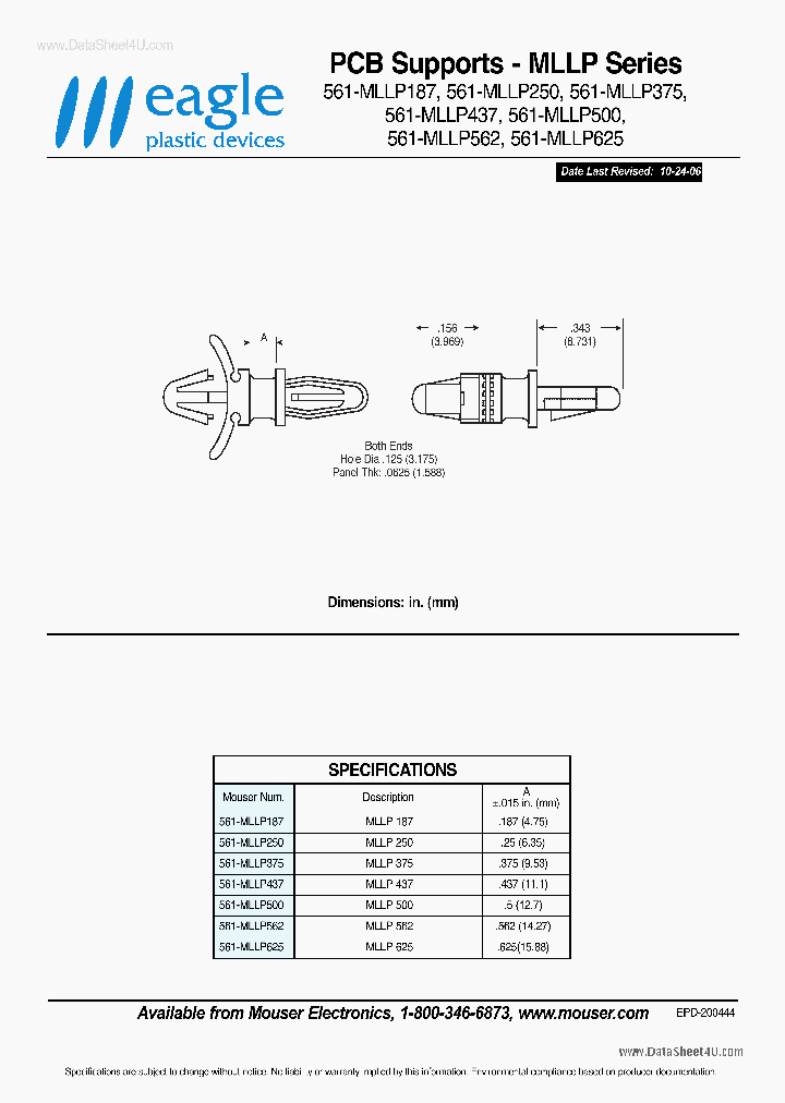 561-MLLP187_146746.PDF Datasheet