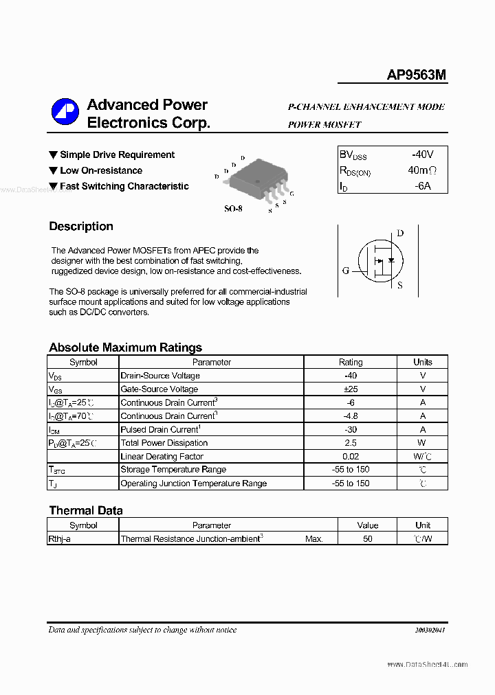 AP9563M_146799.PDF Datasheet