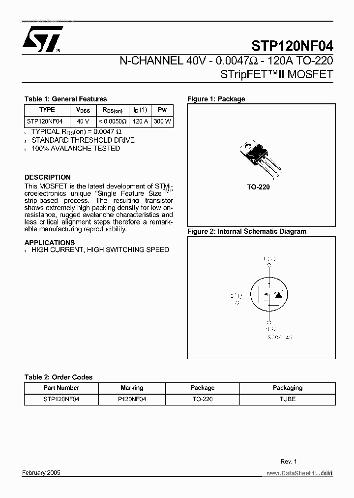 P120NF_147095.PDF Datasheet