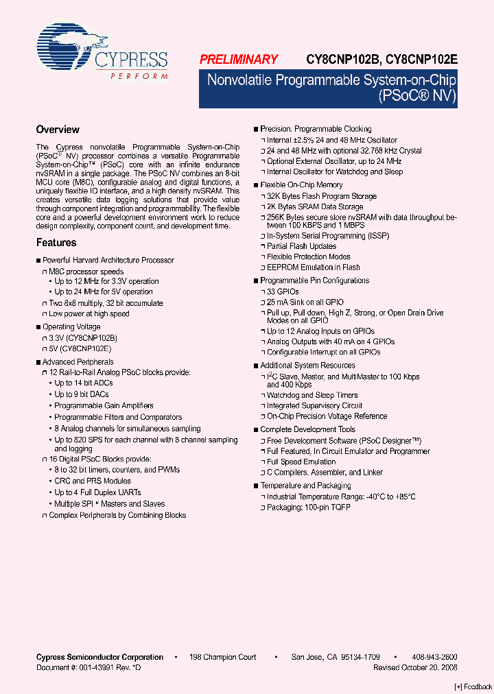 CY8CNP102E-AXI_153388.PDF Datasheet