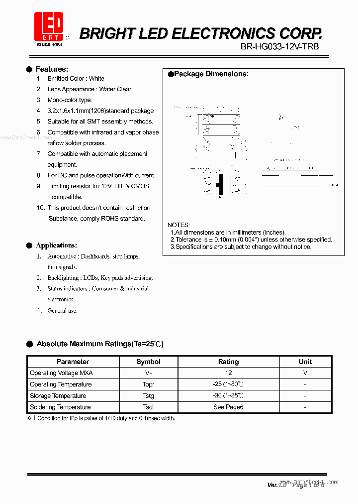BR-HG033-12V-TRB_147943.PDF Datasheet