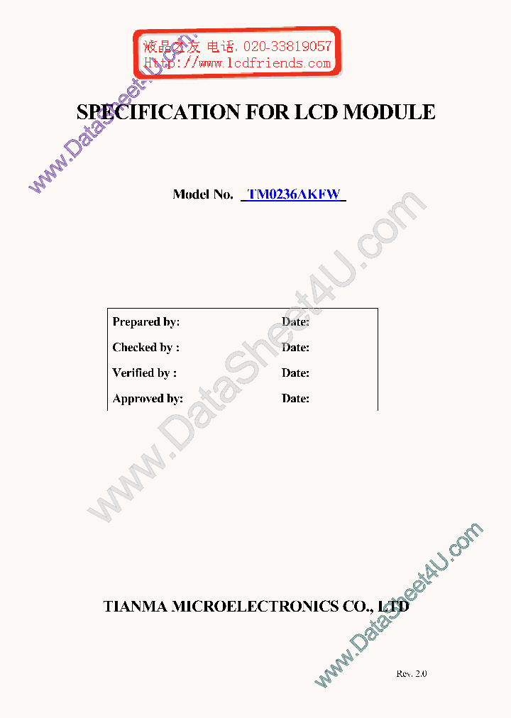 TM0236AKFWSPEC_147879.PDF Datasheet
