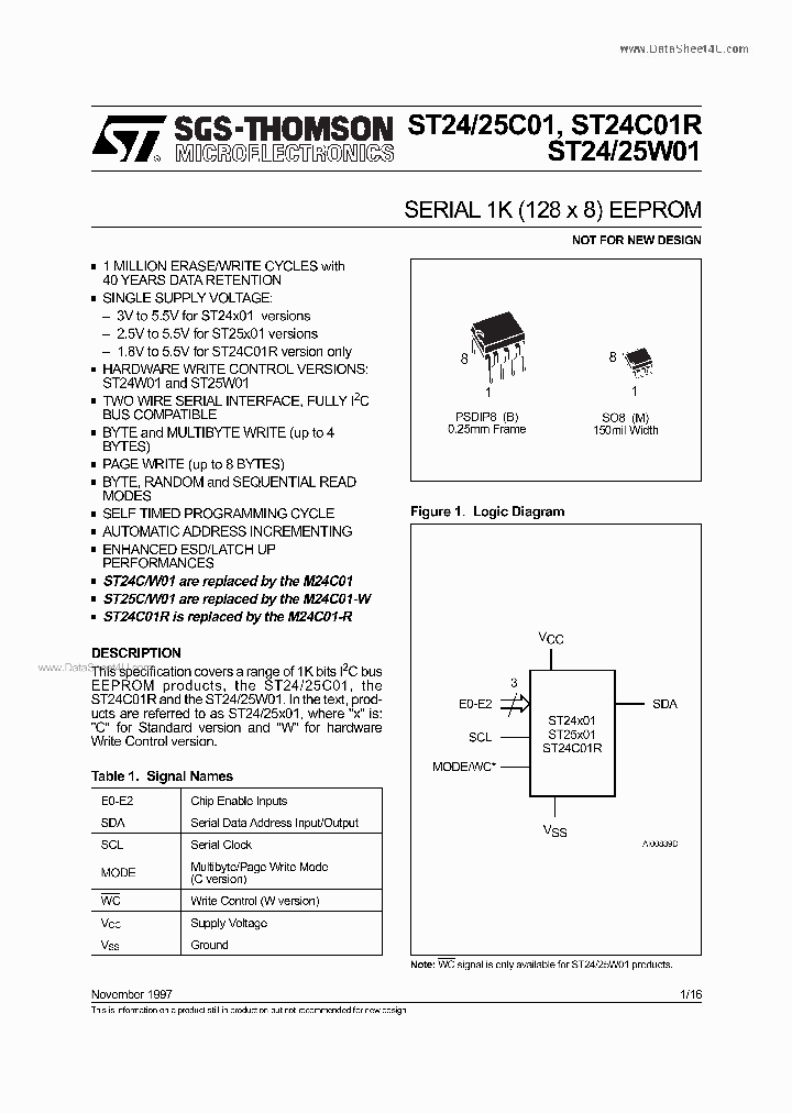 24C01B1_149815.PDF Datasheet