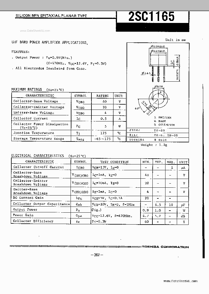 C1165_150565.PDF Datasheet