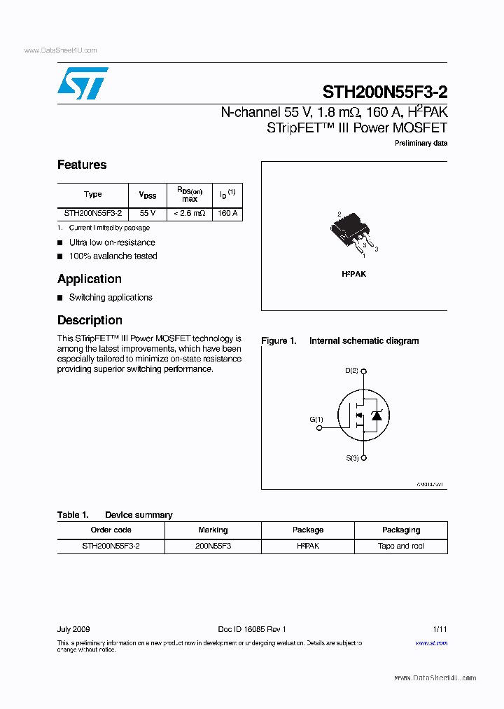STH200N55F3-2_153411.PDF Datasheet