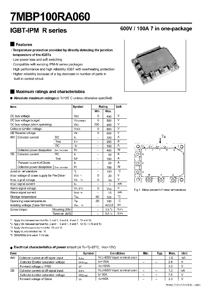 7MBP100RA060_153960.PDF Datasheet