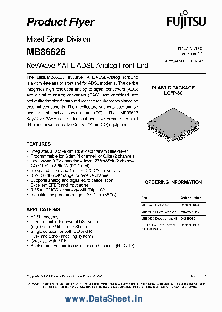 MB86626_154878.PDF Datasheet