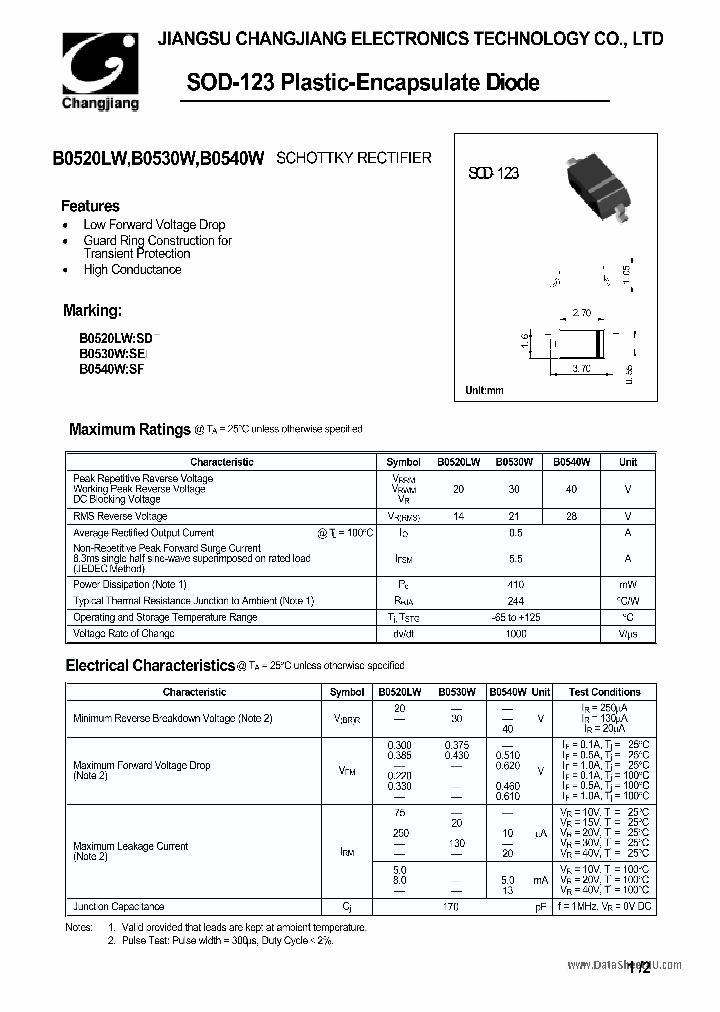 B0520W_154094.PDF Datasheet