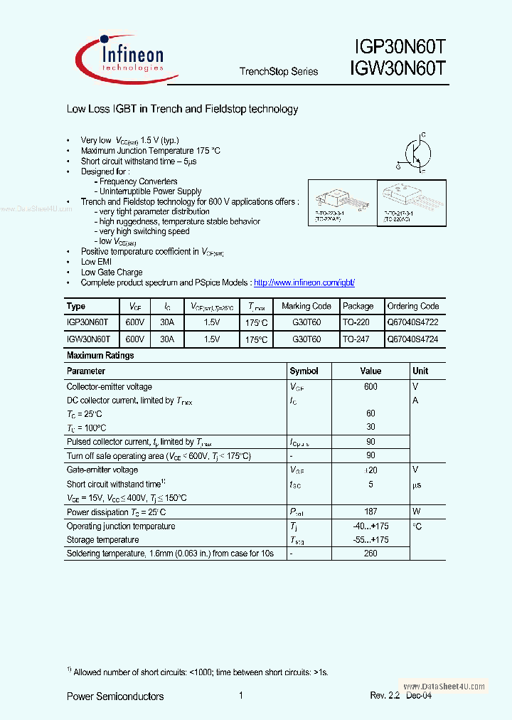P30N60T_153904.PDF Datasheet