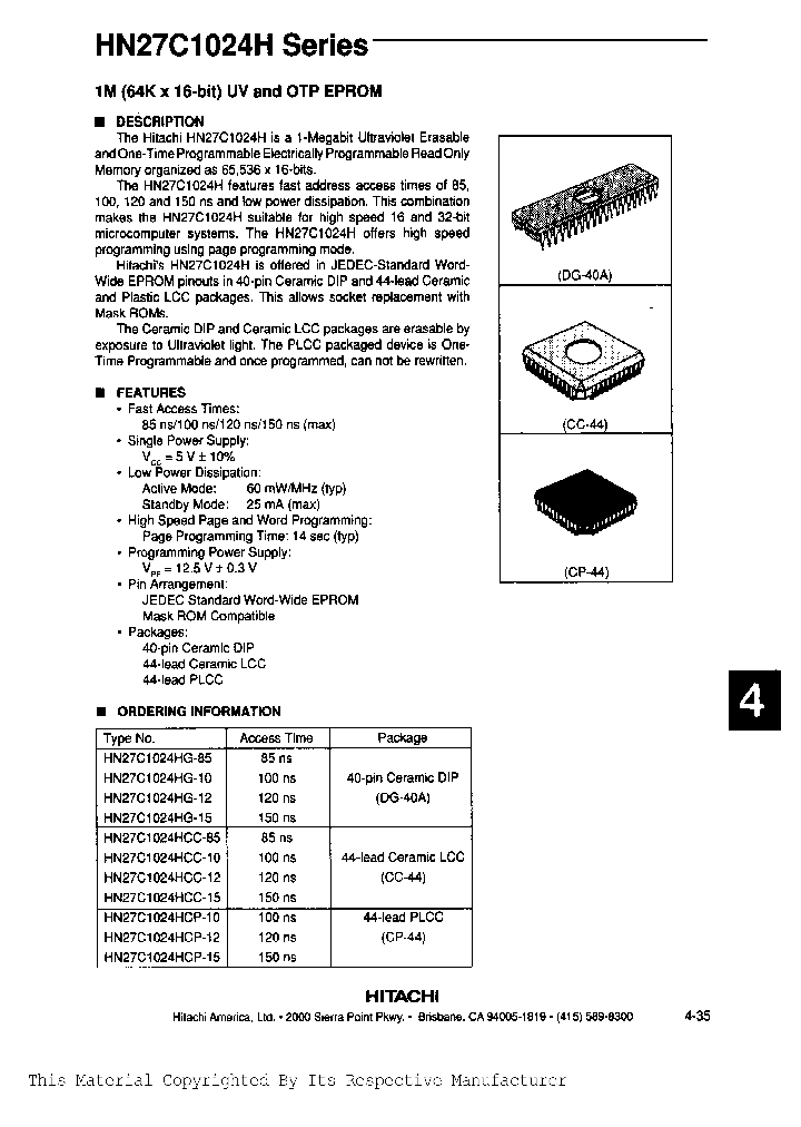 HN27C1024HCC-10_160535.PDF Datasheet