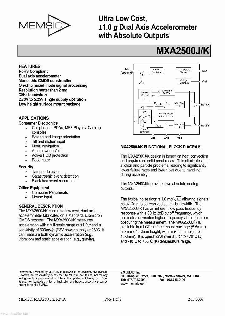 MXA2500J_154477.PDF Datasheet