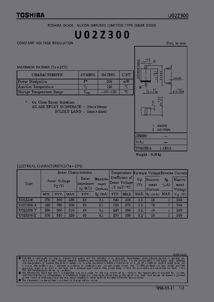 U02Z300-Y_162890.PDF Datasheet