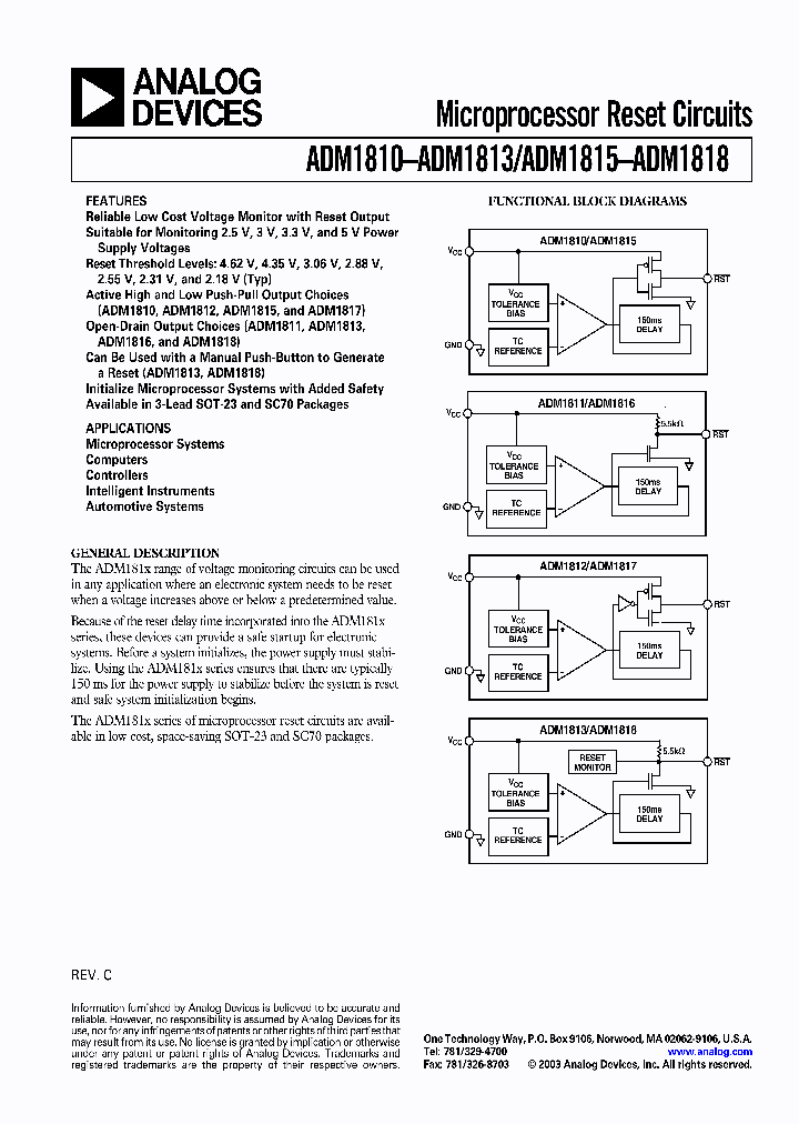 ADM1815-10AKS-REEL_167036.PDF Datasheet