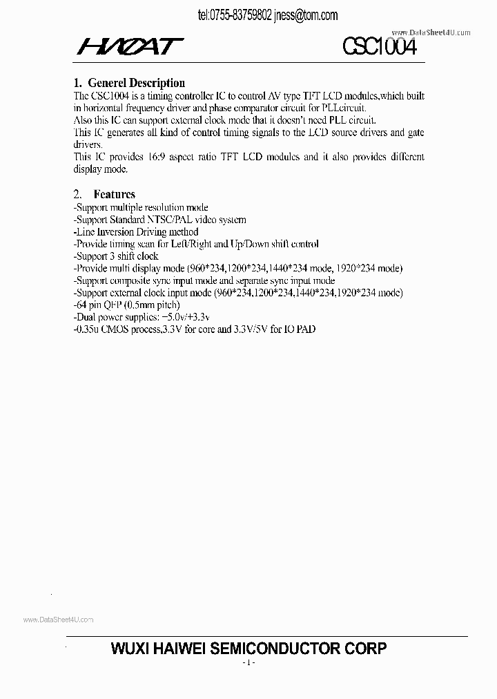 CSC1004_155801.PDF Datasheet